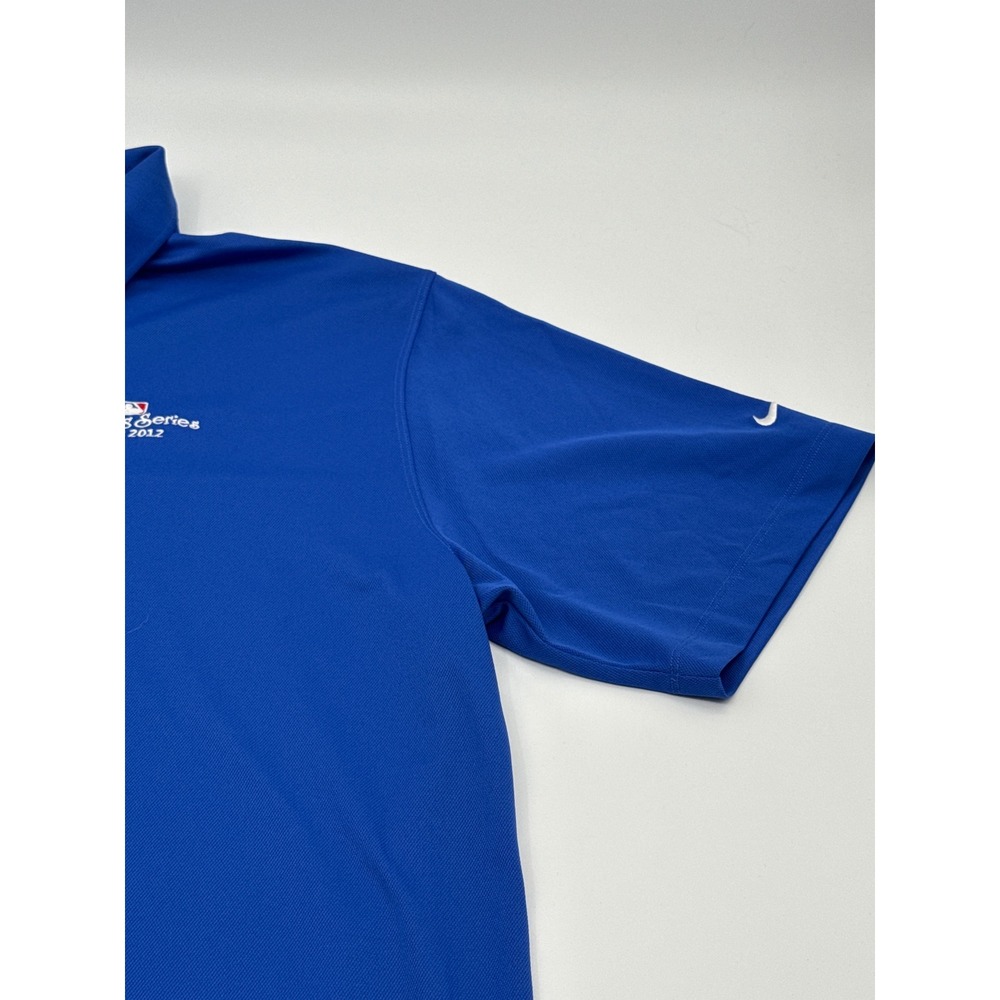 Nike Golf MLB Opening Series Japan 2012 Dri-FIT Polo Shirt Blue Mens XL - Picture 3 of 8